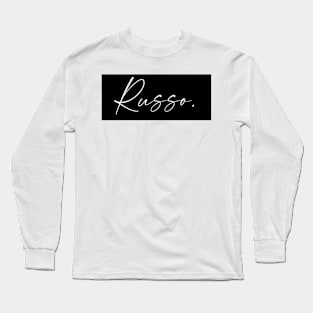 Russo Name, Russo Birthday Long Sleeve T-Shirt